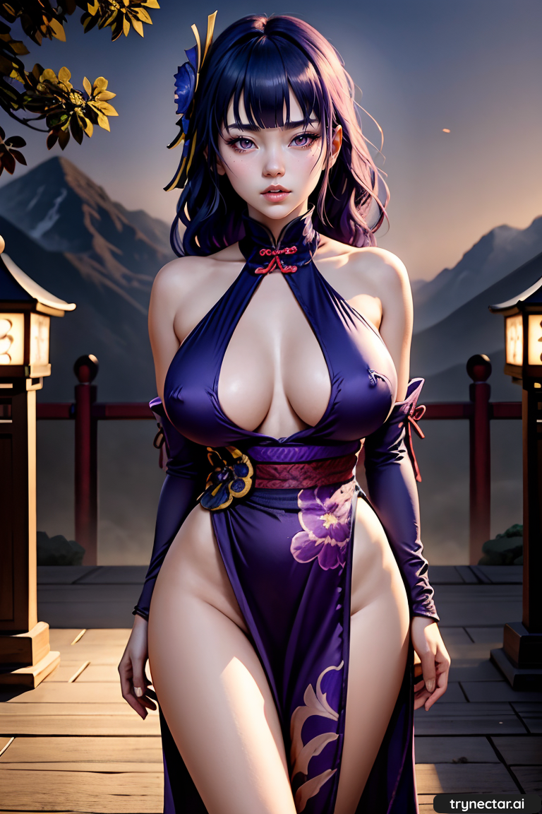 3d ai_generated genshin_impact hentai nsfw raiden_shogun